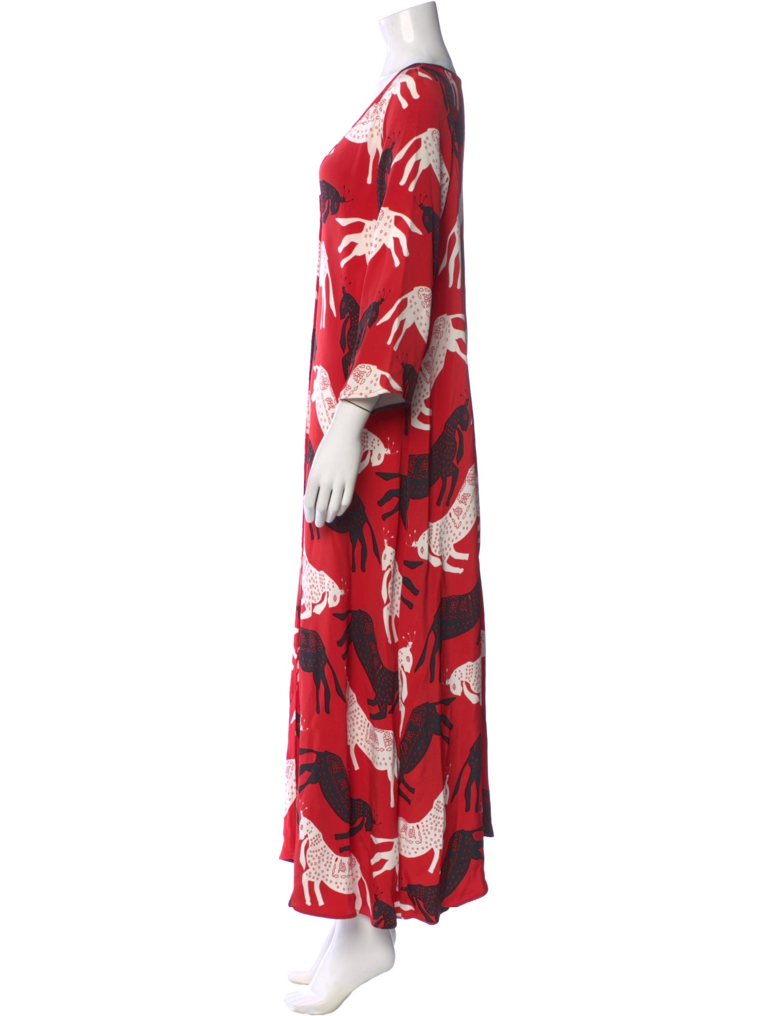 Rianna + Nina Silk Long Dress