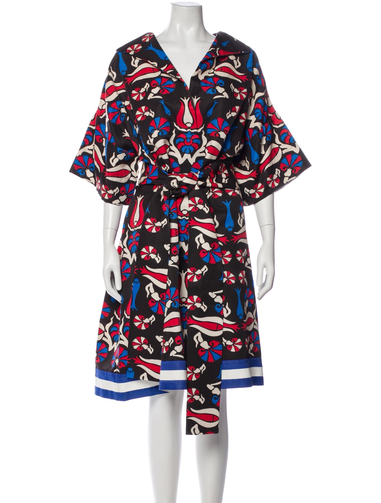 Rianna + Nina Printed Knee-Length Dress