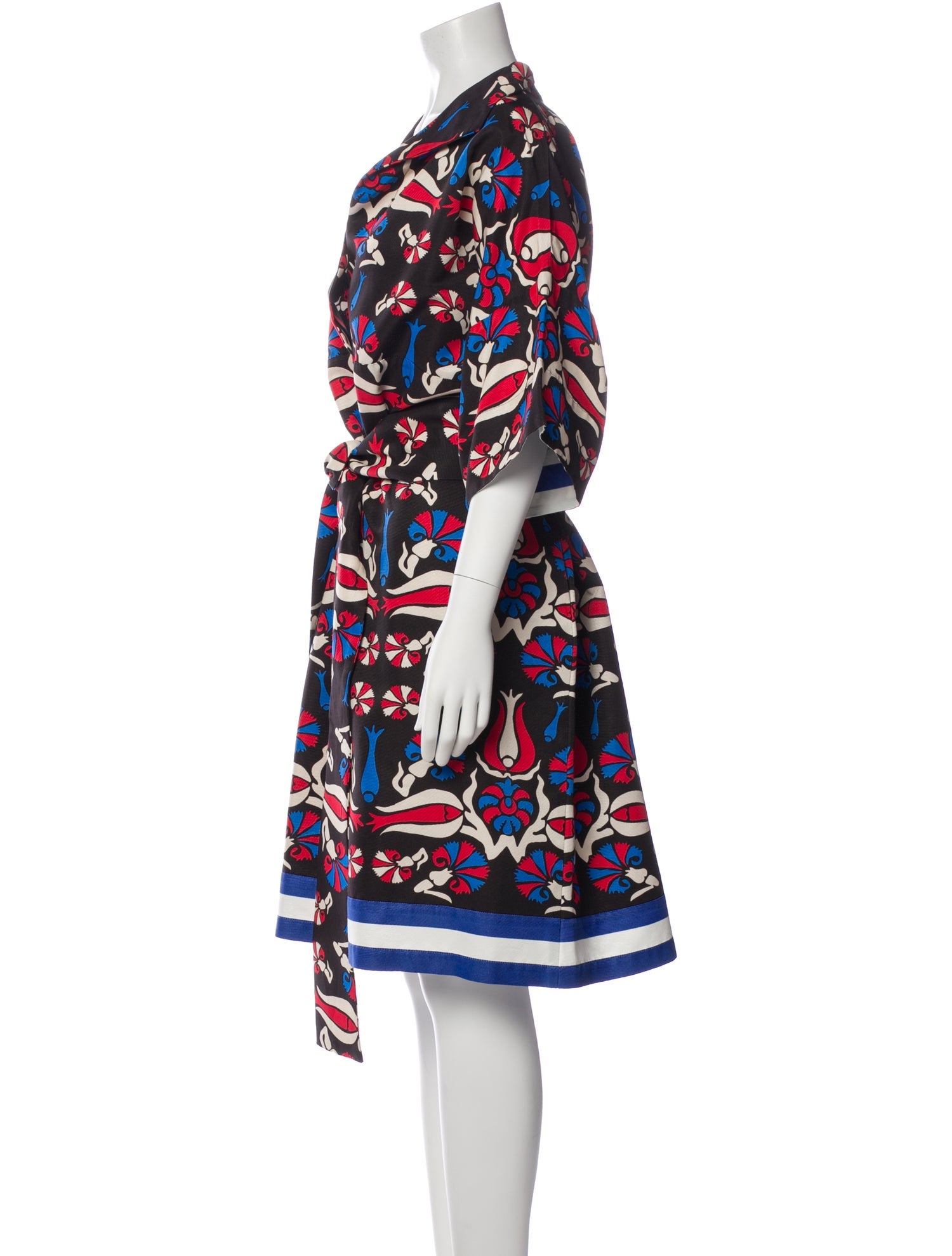 Rianna + Nina Printed Knee-Length Dress