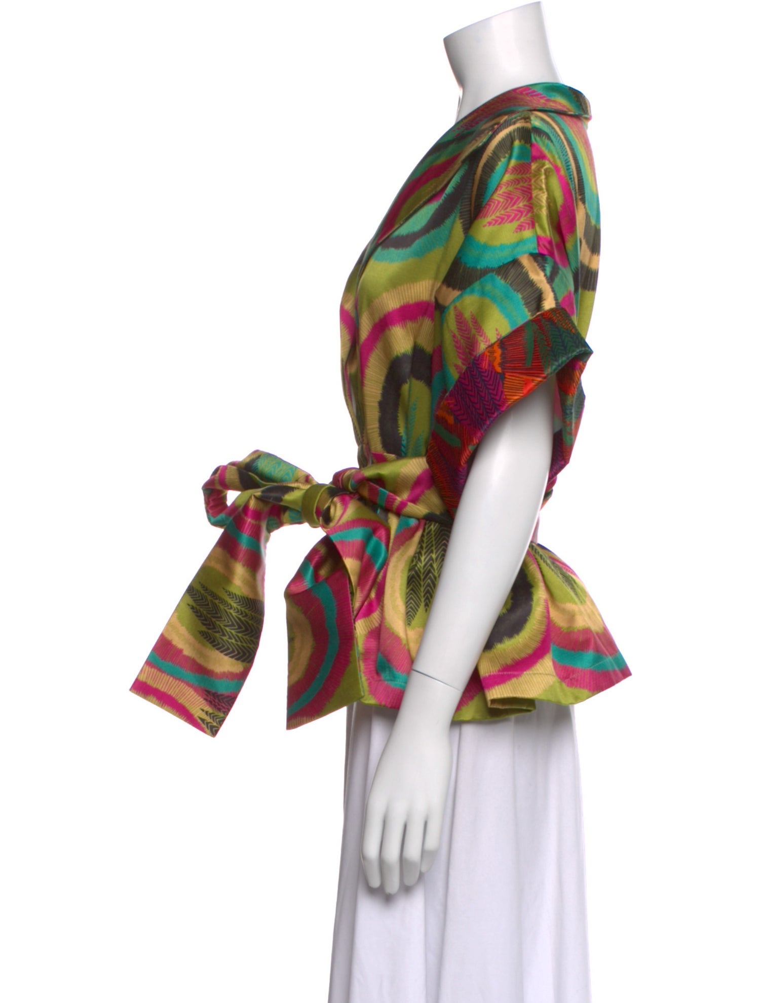 Rianna + Nina Printed V-Neck Top w/ Tags