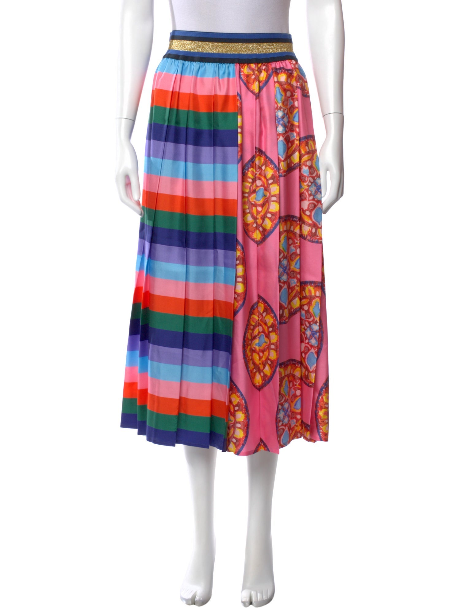 Rianna + Nina Silk Midi Length Skirt