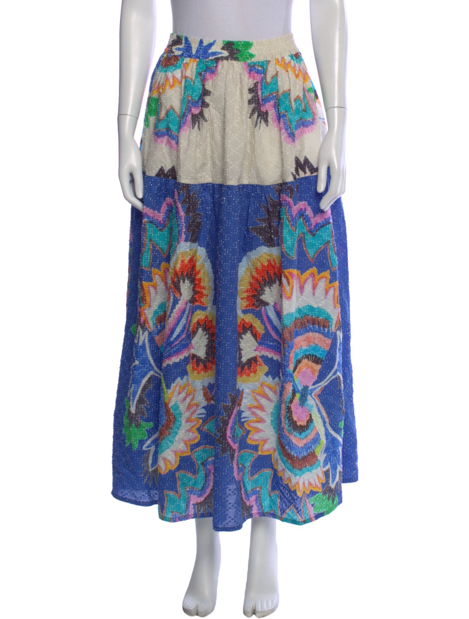 Rianna + Nina Printed Midi Length Skirt
