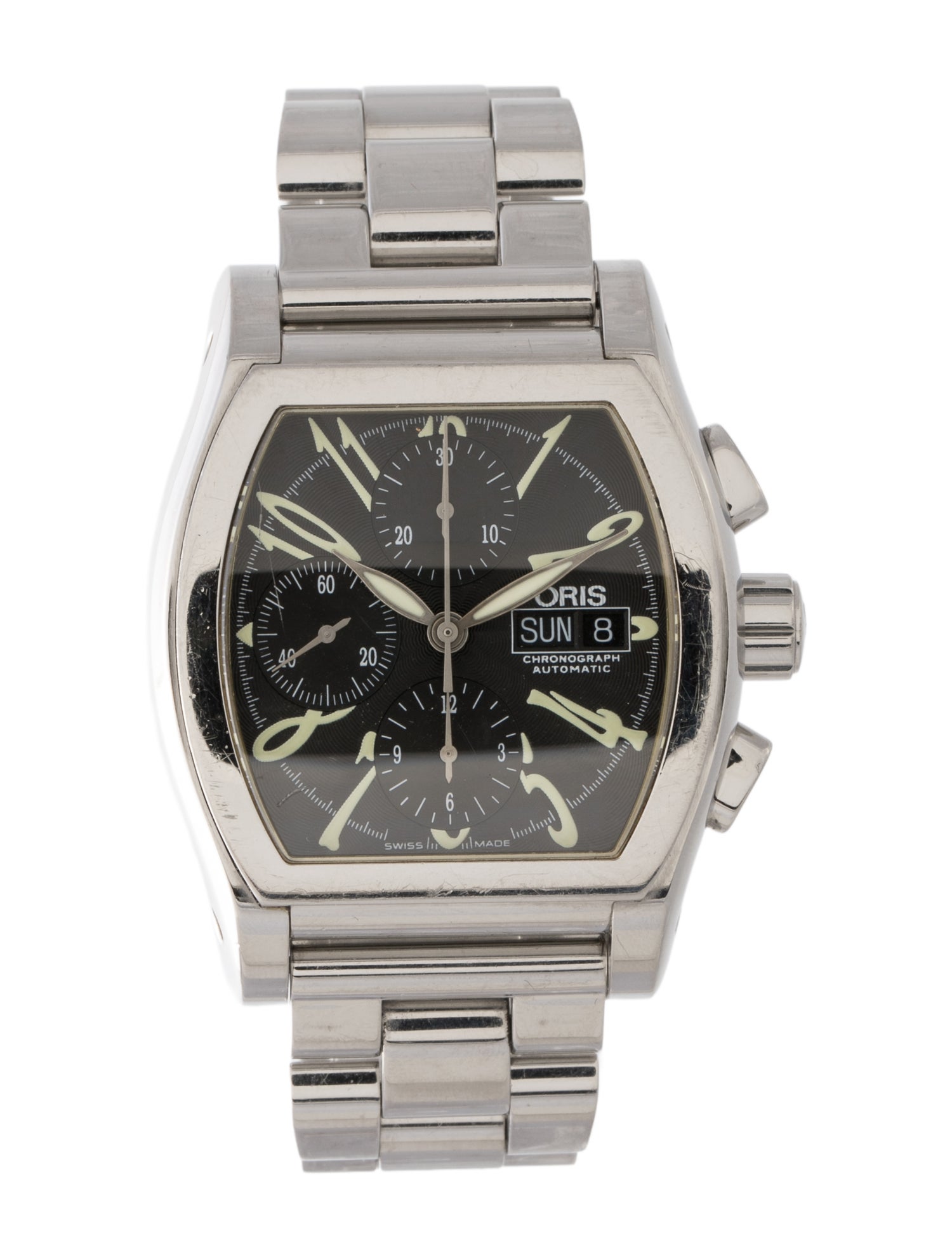 Oris Miles Tonneau Chronograph Watch