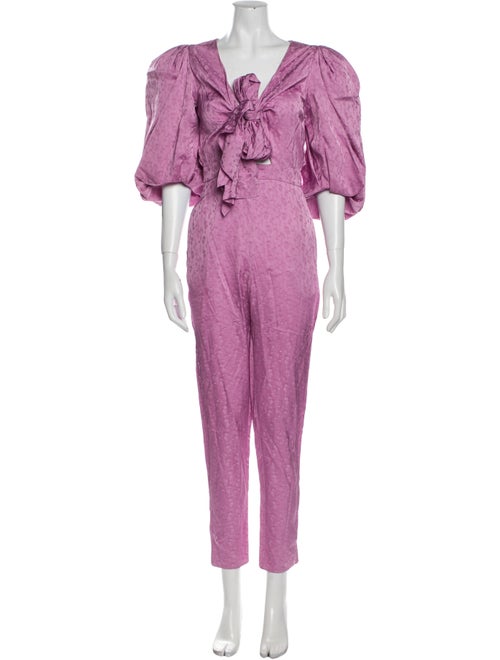 Johanna Ortiz 2019 Floral Print Jumpsuit