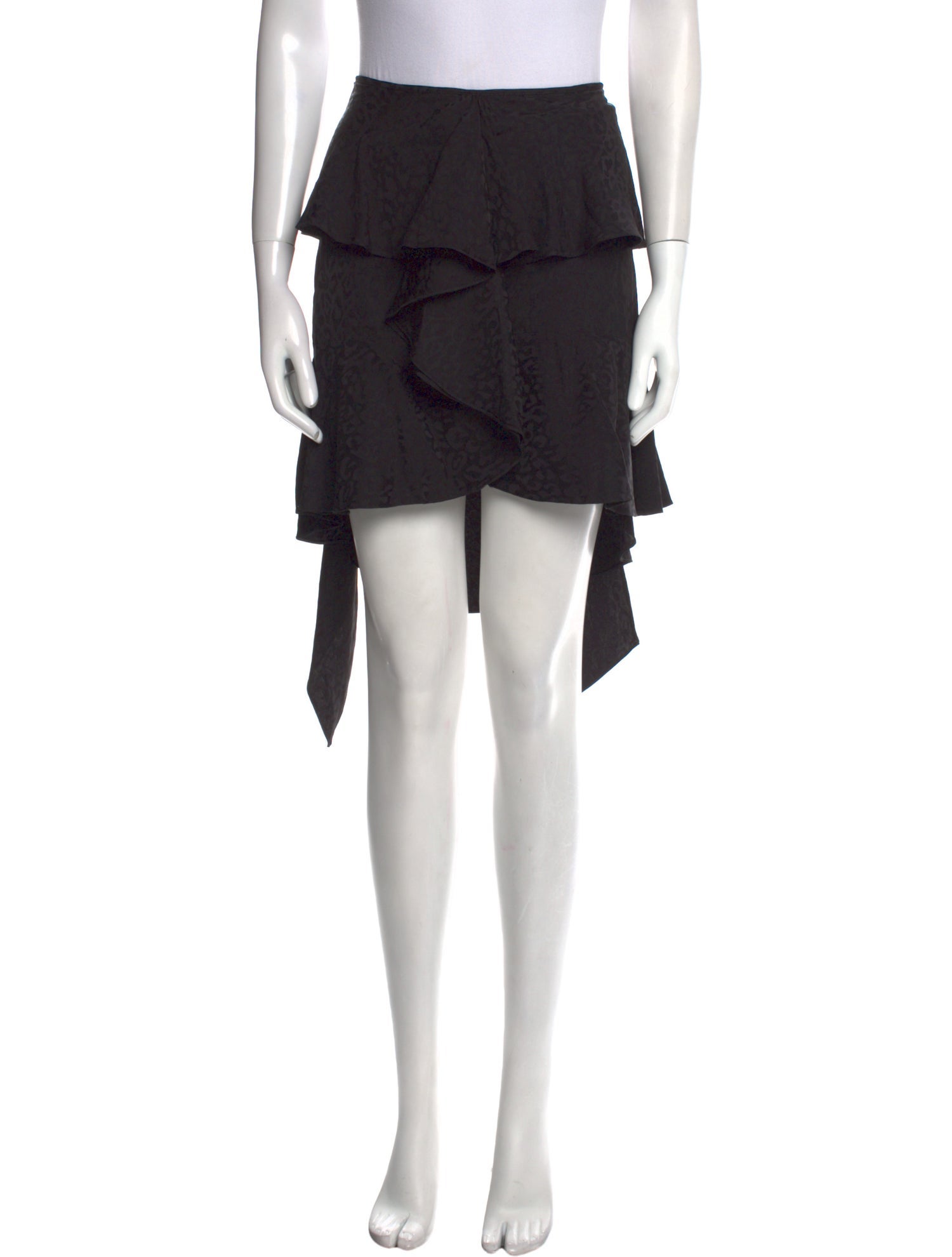 Johanna Ortiz Ruffle Embellishment Knee-Length Skirt