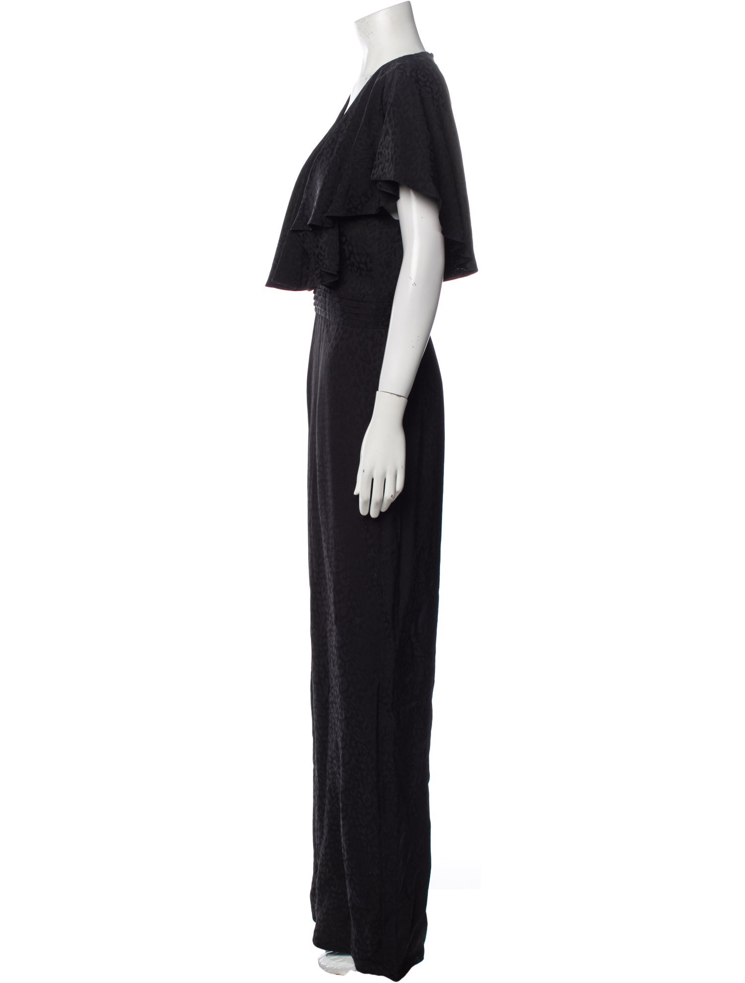 Johanna Ortiz Square Neckline Puffed Sleeve Flounce Ruffle Floral main image 0