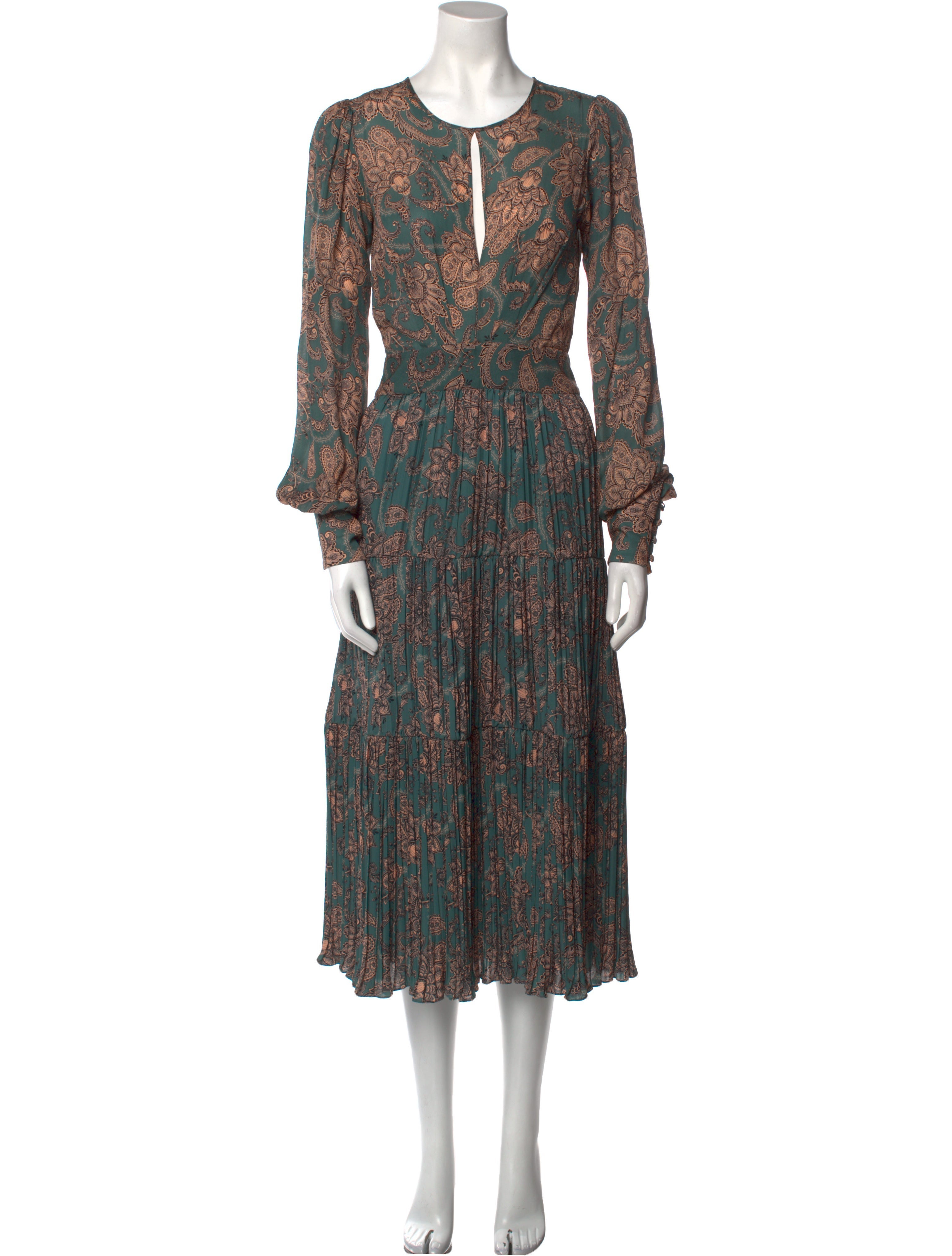 Johanna Ortiz Floral Print Long Dress