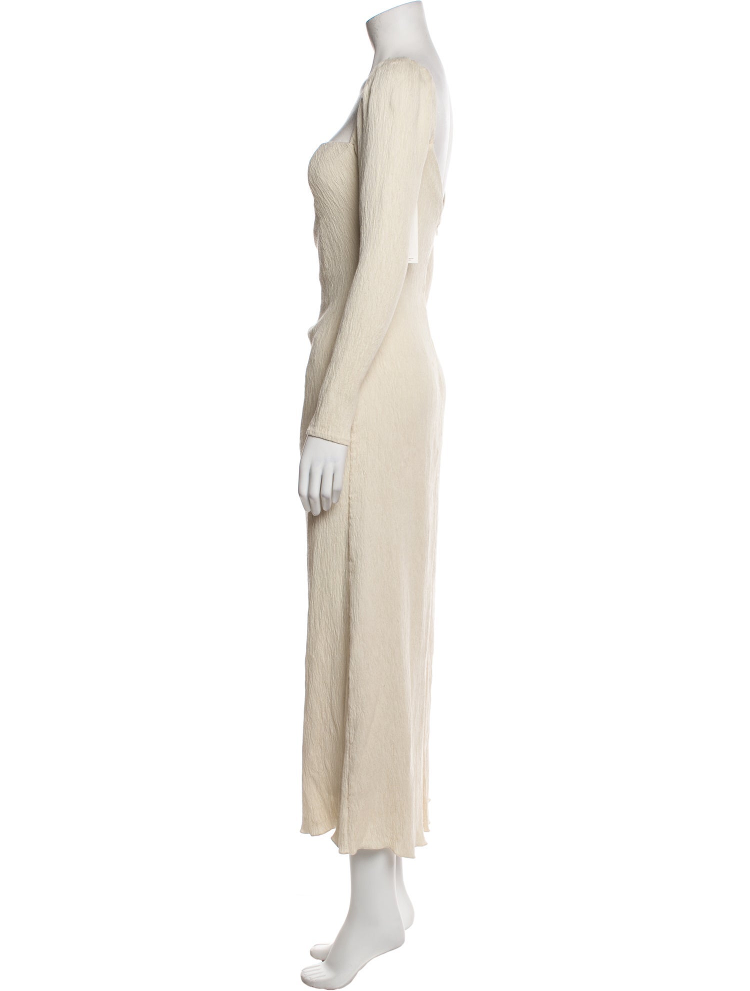 Johanna Ortiz Square Neckline Long Dress