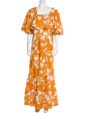 Johanna Ortiz Dresses Floral Print Long Dress US 8 | M