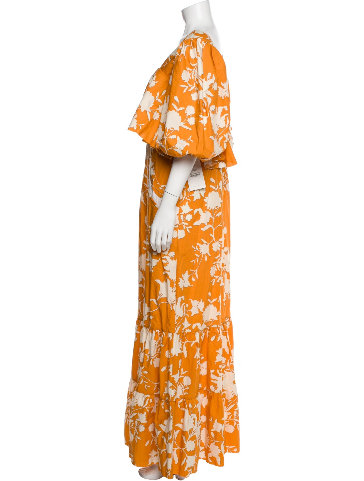Johanna Ortiz Floral Print Long Dress