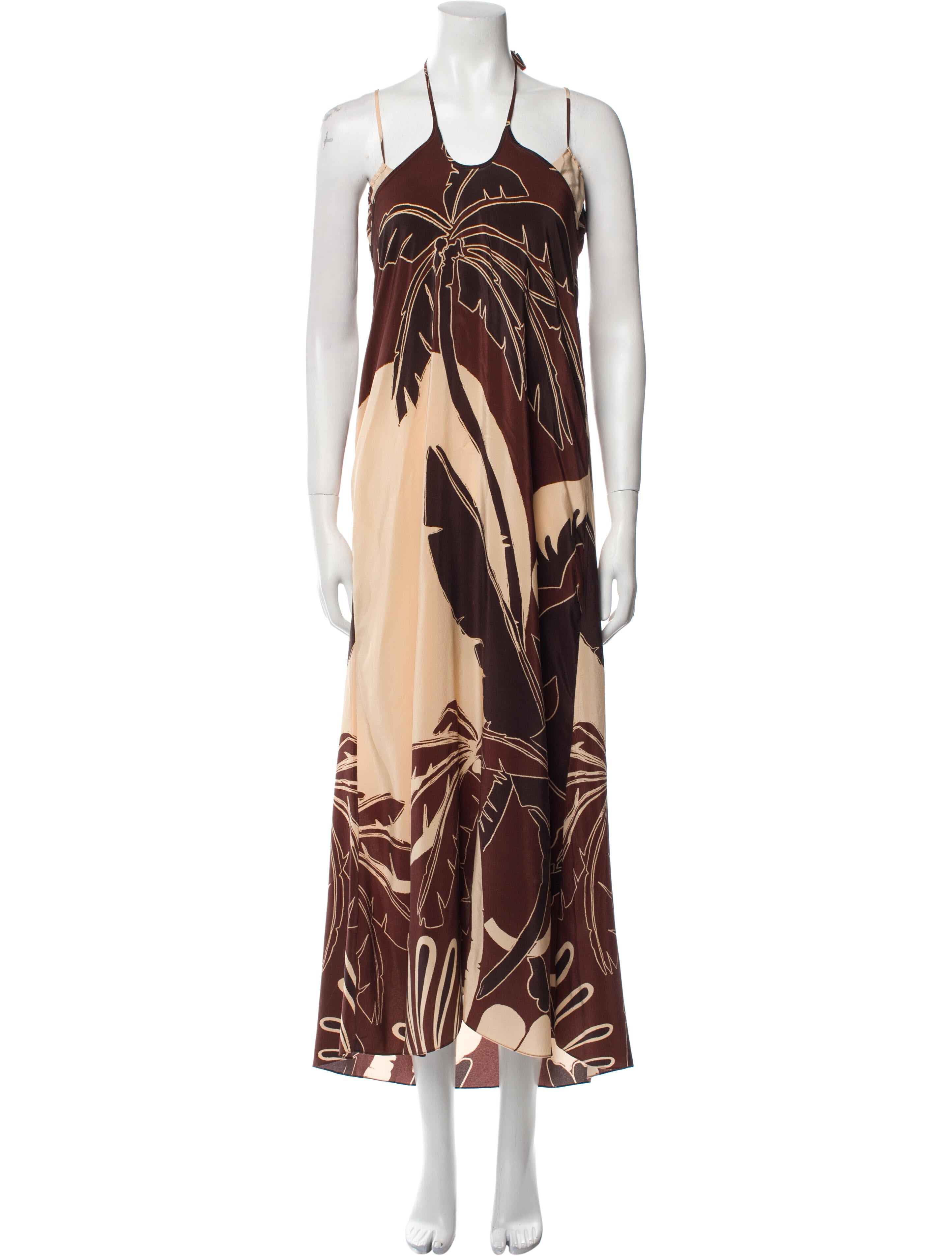 Johanna Ortiz Silk Long Dress