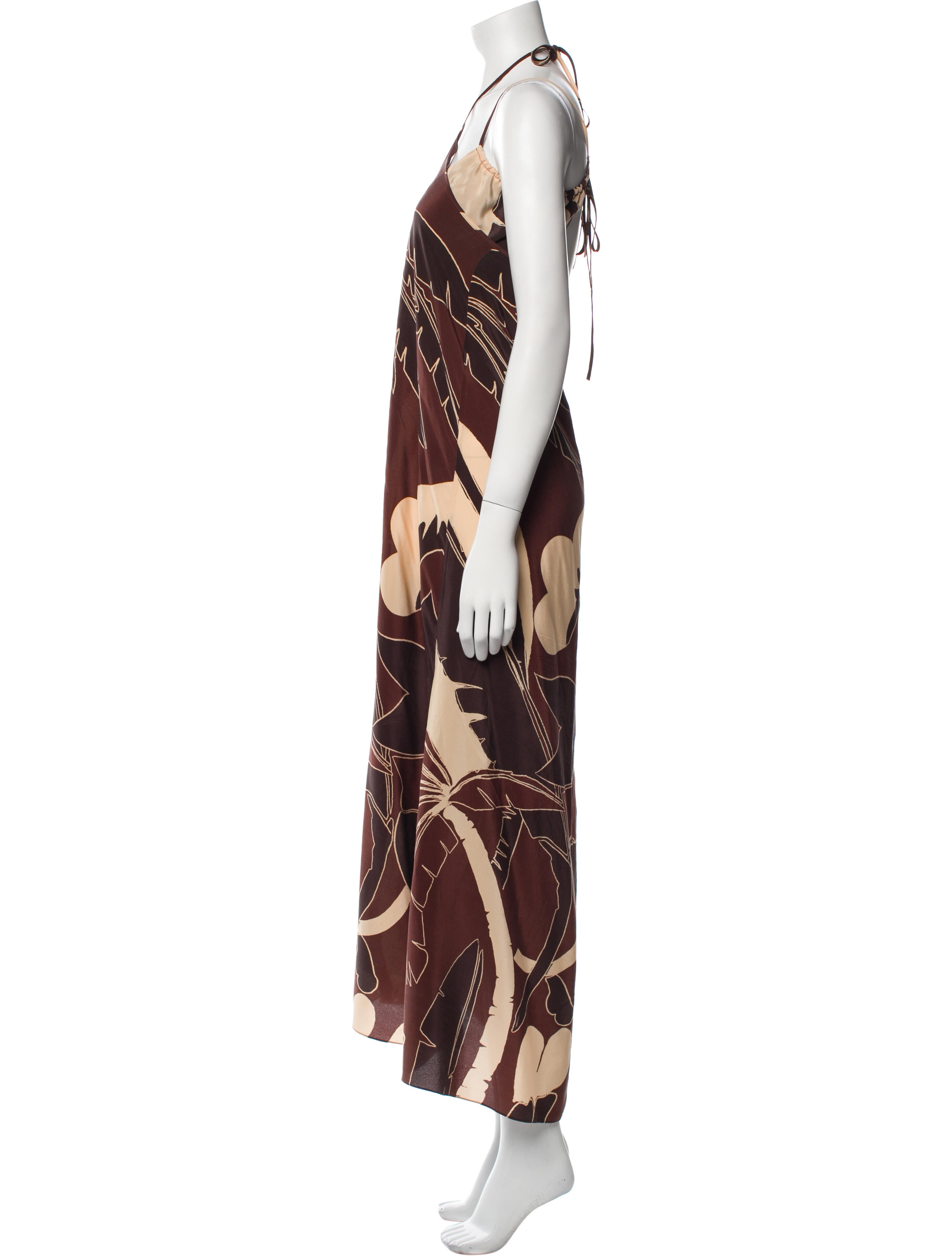 Johanna Ortiz Silk Long Dress