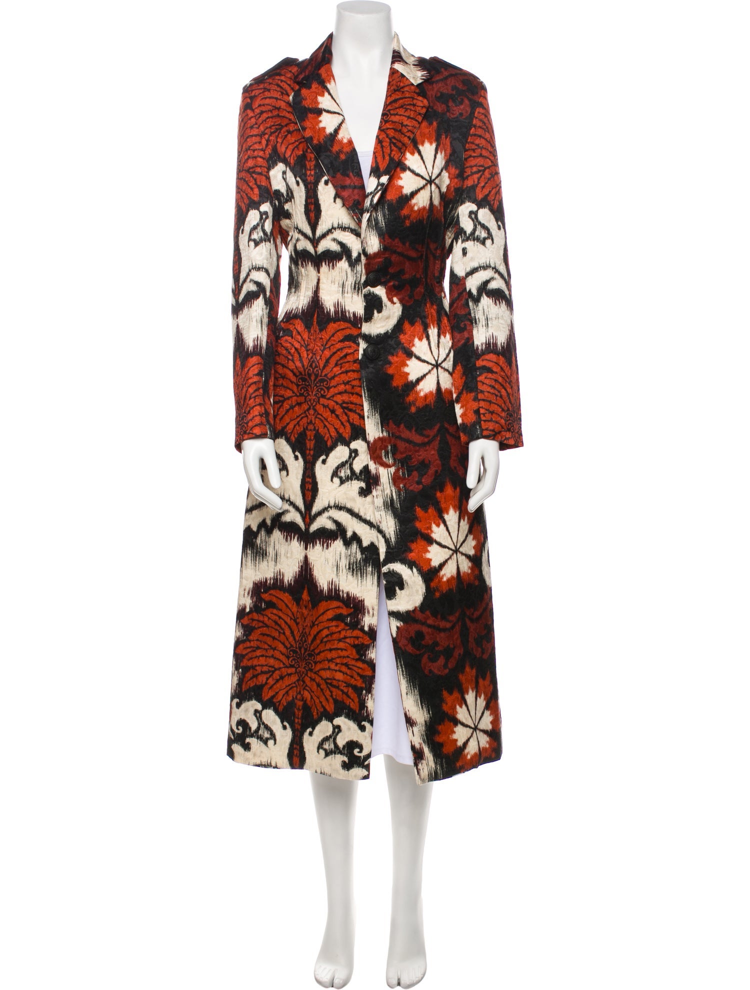 Johanna Ortiz Wool Floral Print Coat w/ Tags