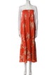 Johanna Ortiz Floral Print Long Skirt