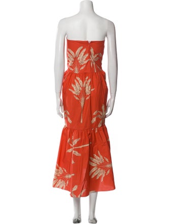 Johanna Ortiz Floral Print Long Skirt