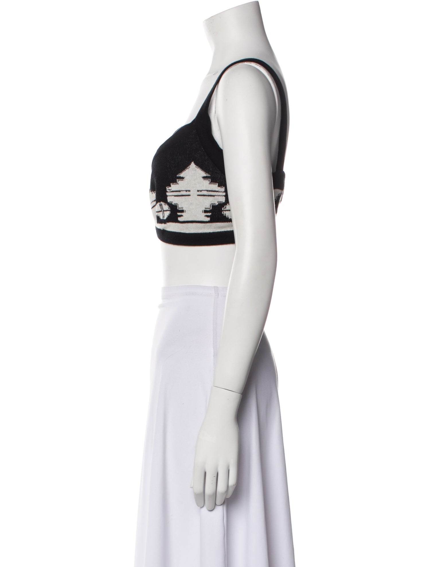 Johanna Ortiz Bateau Neckline Sleeveless Top w/ Tags
