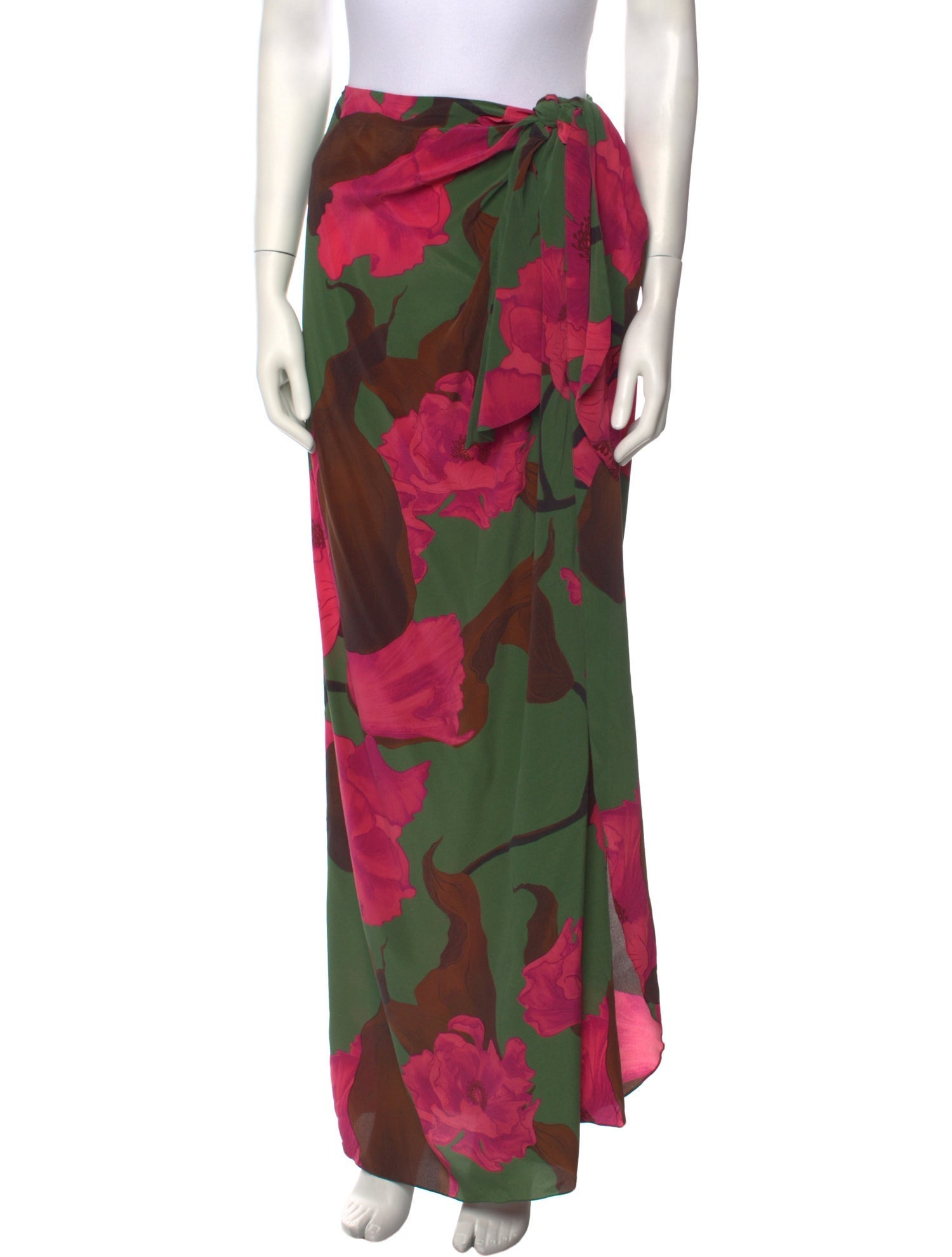 Johanna Ortiz Silk Long Skirt