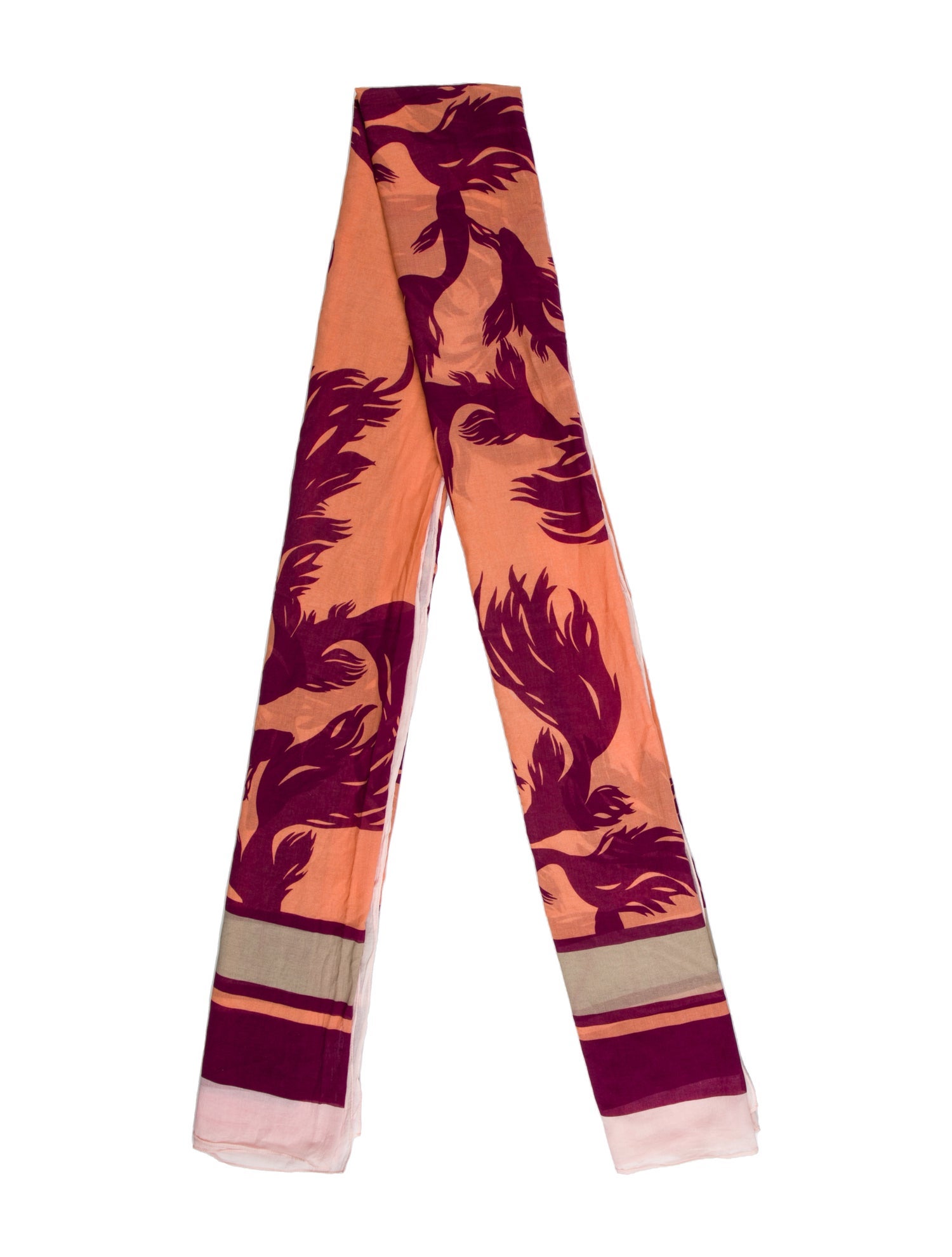 Johanna Ortiz Cashmere Floral Print Scarf