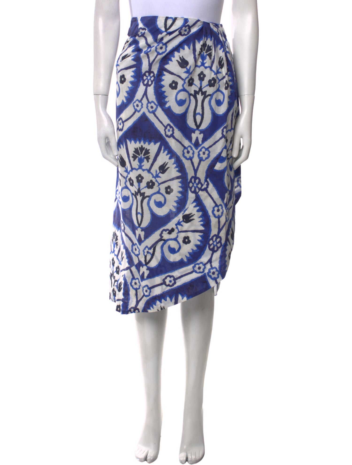 Johanna Ortiz Printed Midi Length Skirt
