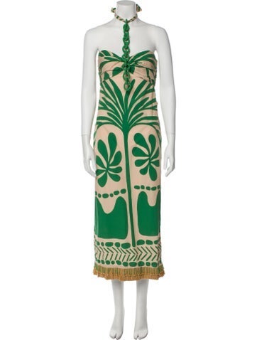 Johanna Ortiz Dresses Printed Midi Length Dress XS