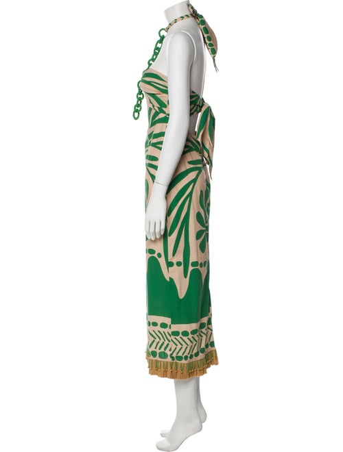 Johanna Ortiz Printed Midi Length Dress