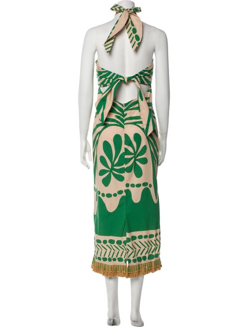 Johanna Ortiz Printed Midi Length Dress