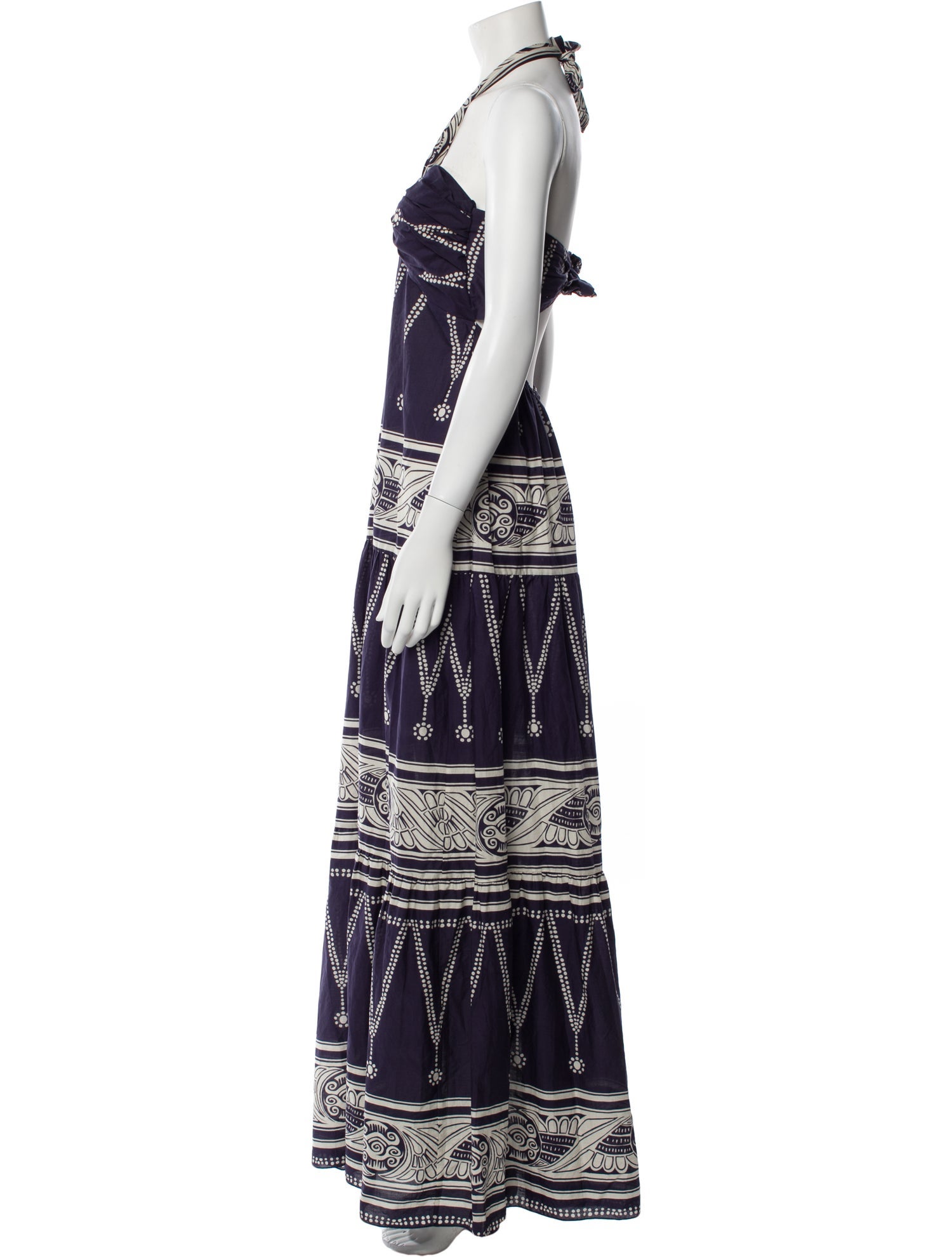 Johanna Ortiz Printed Midi Length Dress