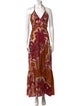 Johanna Ortiz Printed Long Dress