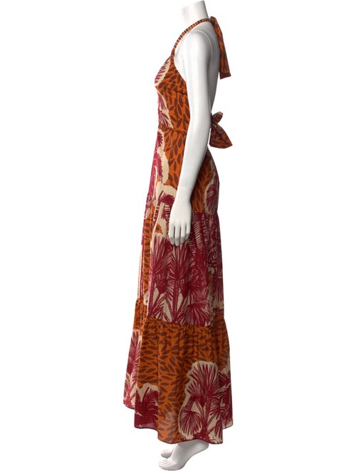 Johanna Ortiz Printed Long Dress