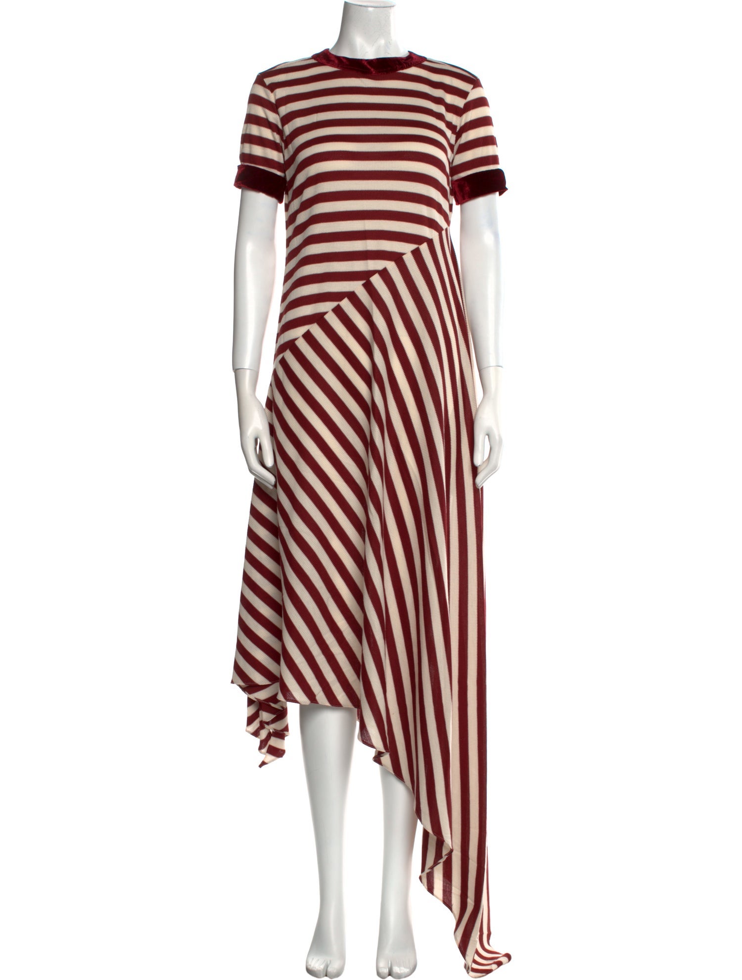 Johanna Ortiz Striped Long Dress
