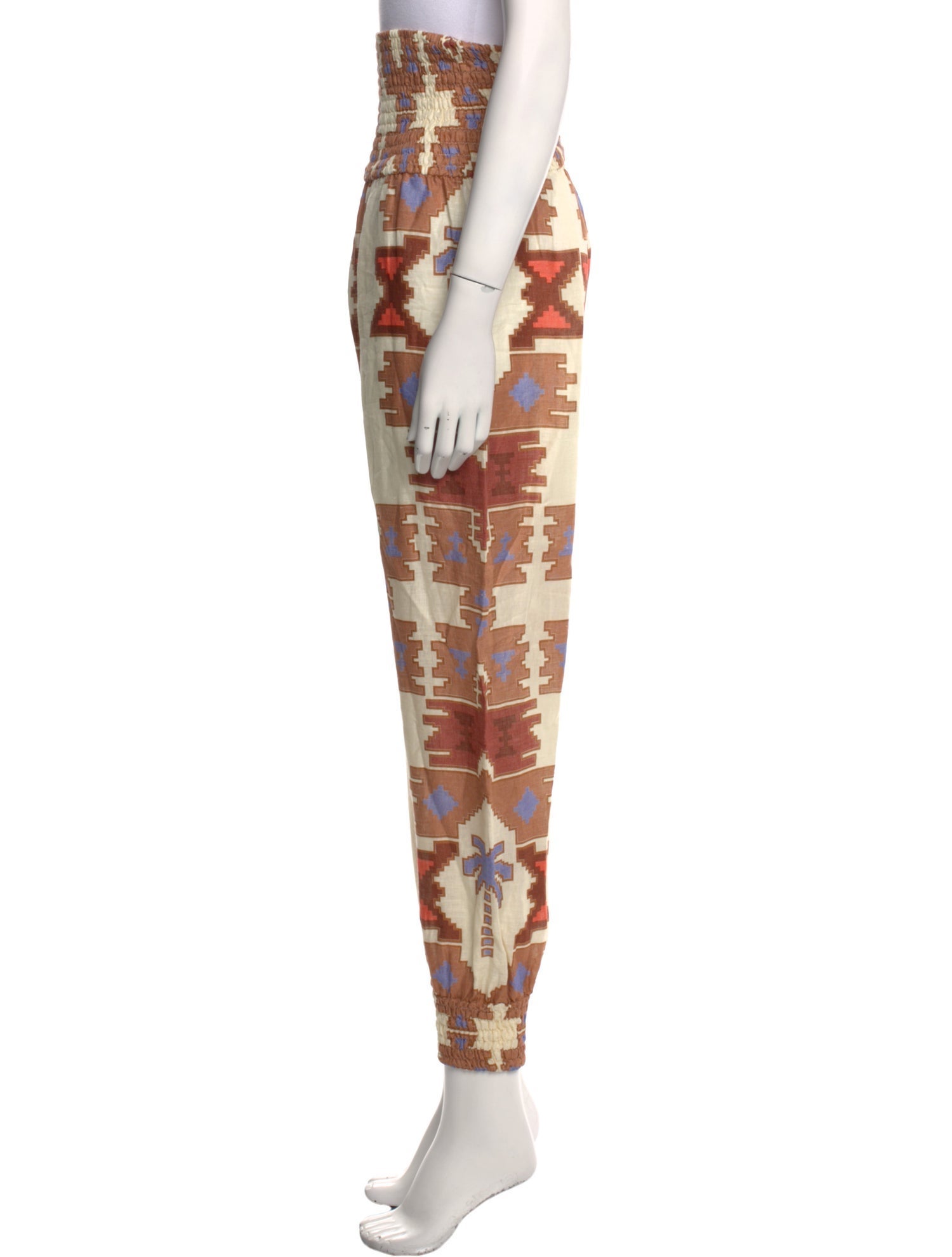 Johanna Ortiz Linen Skinny Leg Pants