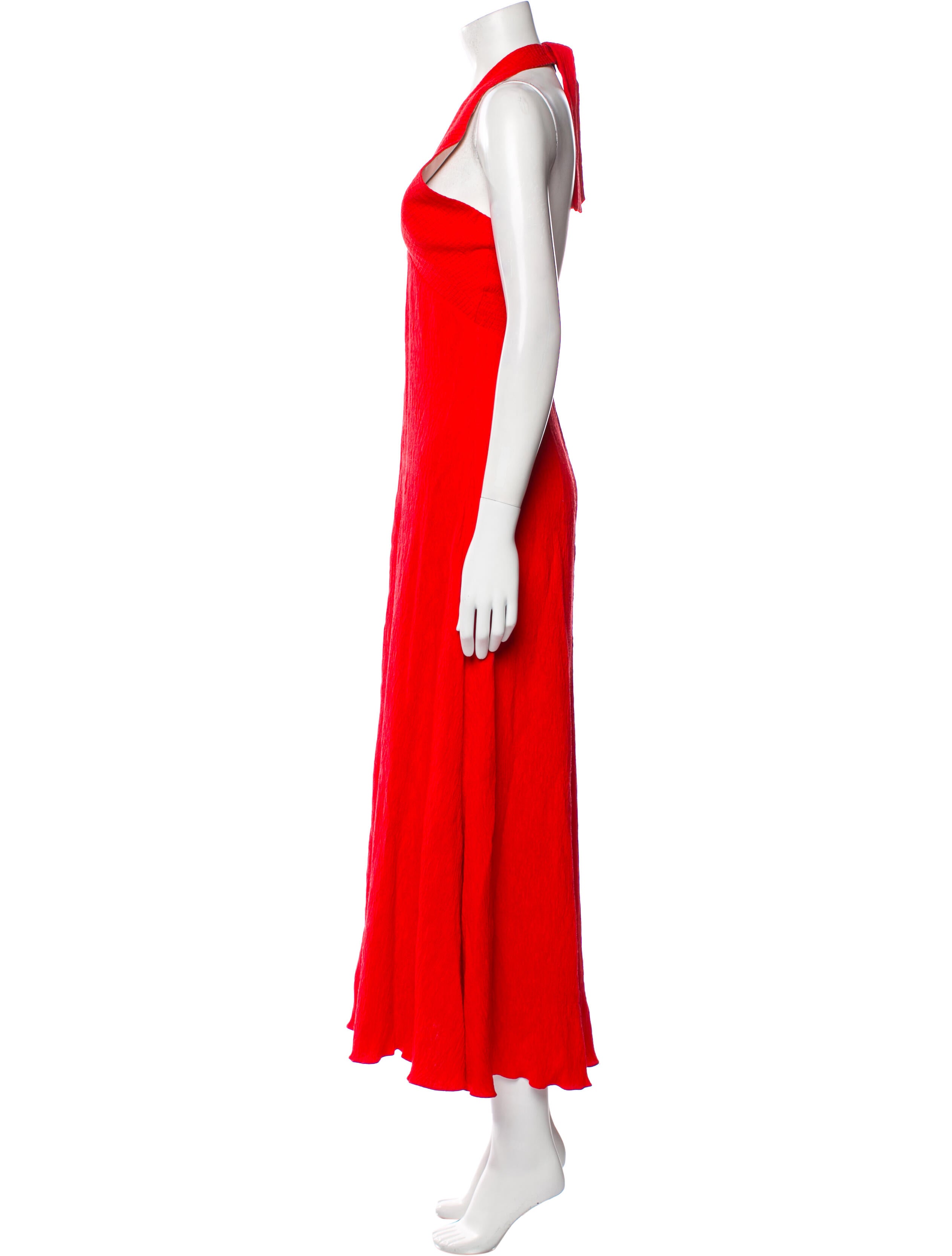 Johanna Ortiz Halterneck Long Dress