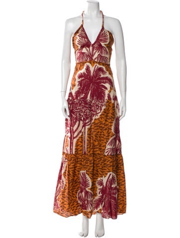 Johanna Ortiz Dresses Printed Long Dress US 0 | XS