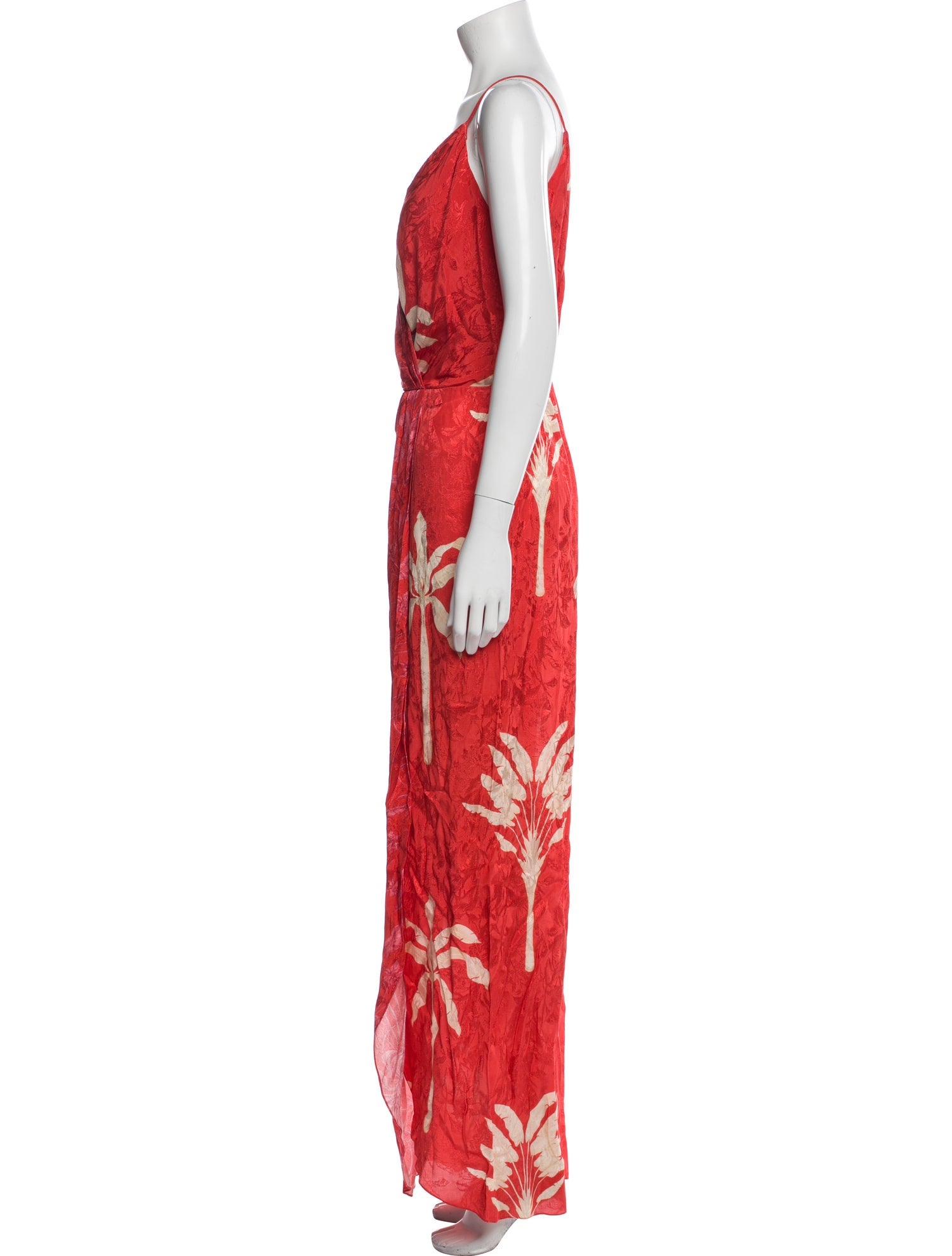 Johanna Ortiz Printed Long Dress