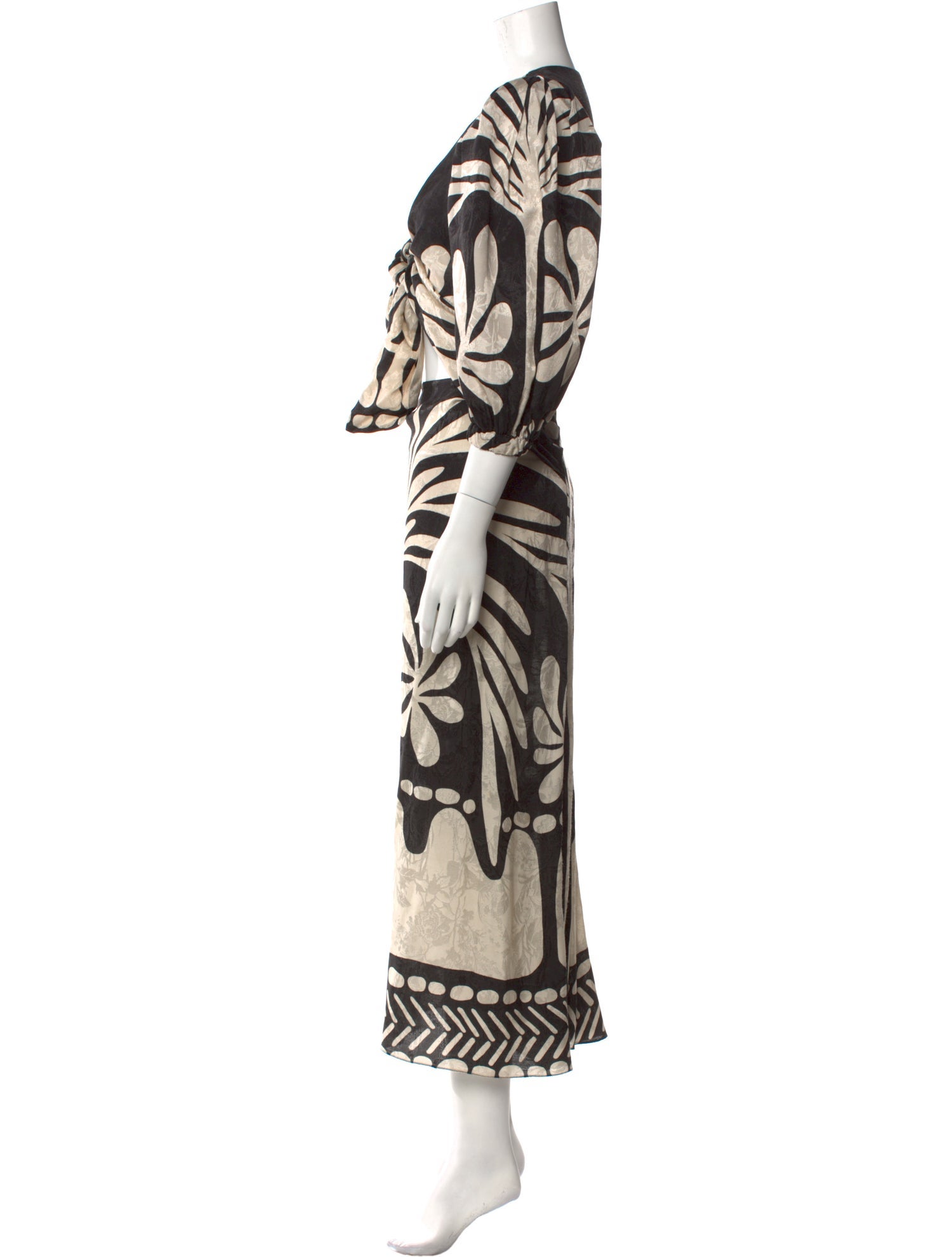 Johanna Ortiz Printed Long Dress