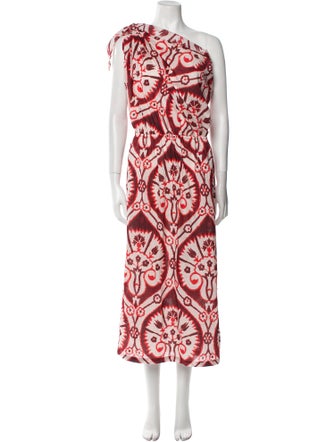 Johanna Ortiz Printed Long Dress