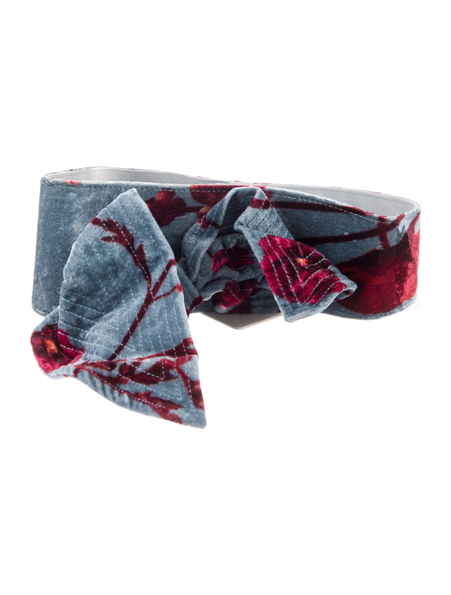 Johanna Ortiz Velvet Bow Accents Waist Belt w/ Tags