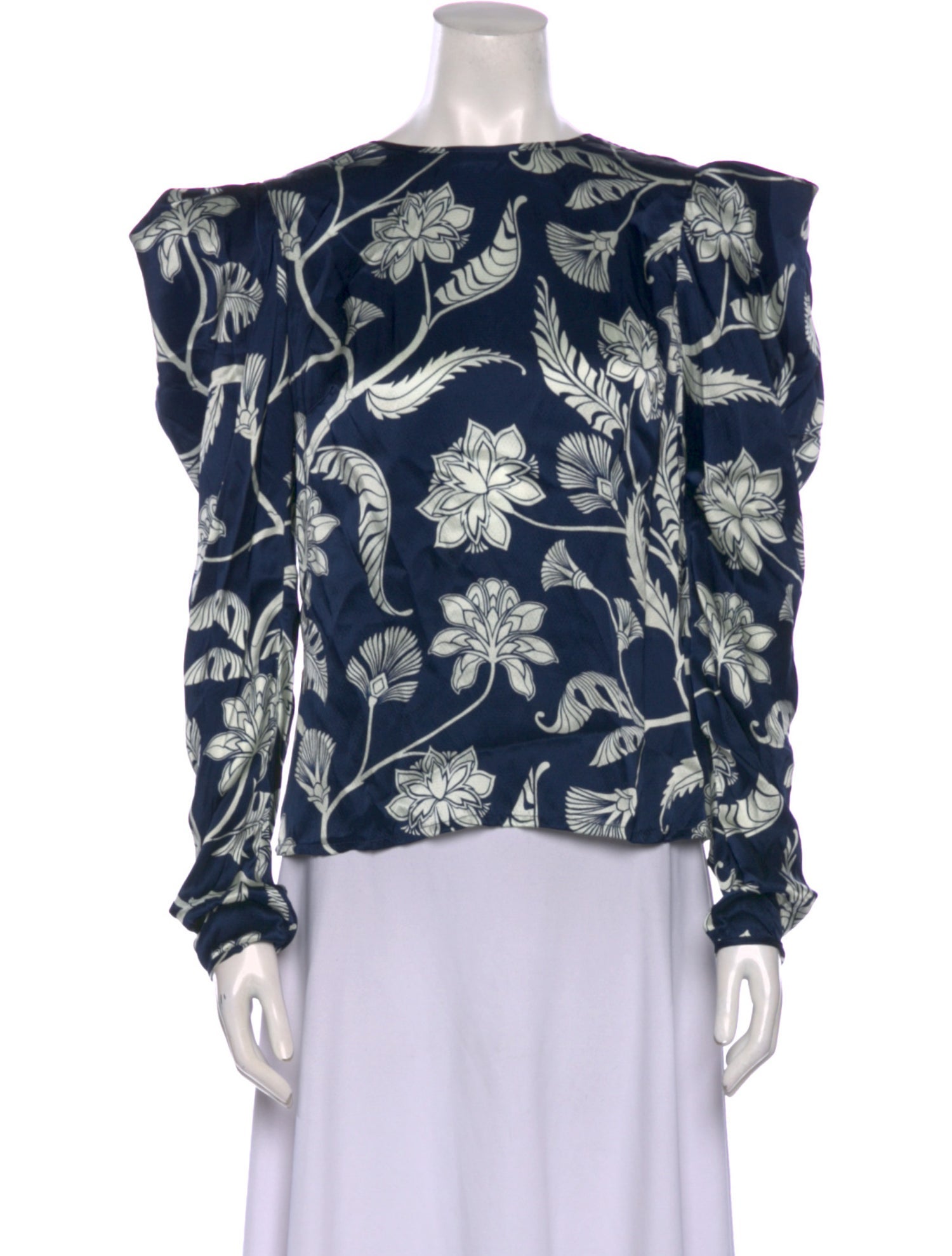 Johanna Ortiz Silk Floral Print Blouse