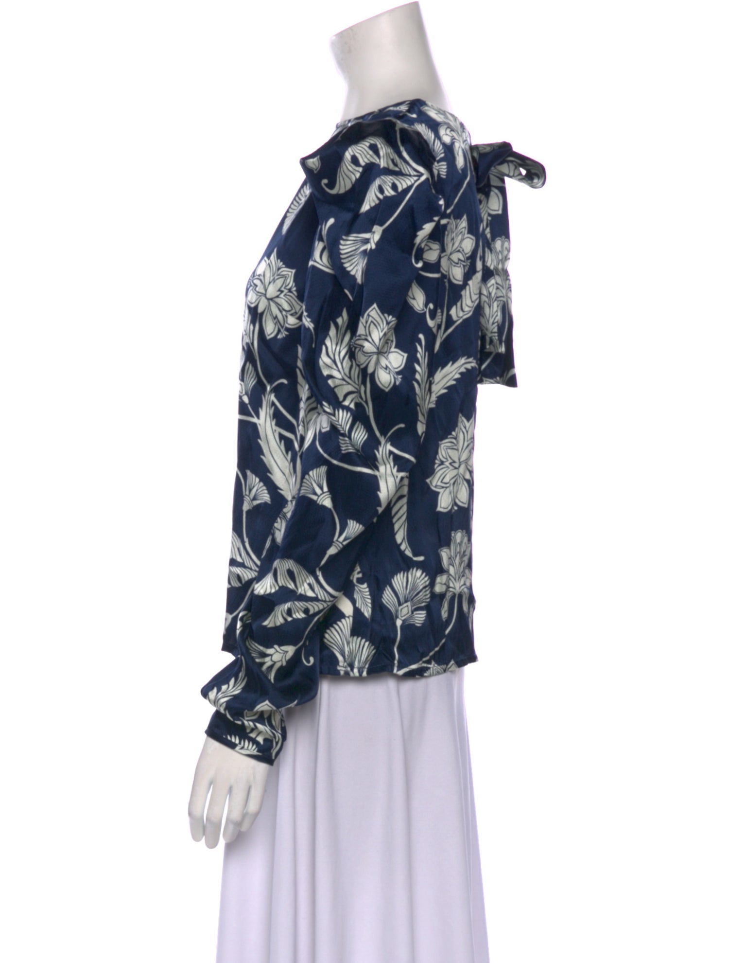 Johanna Ortiz Silk Floral Print Blouse