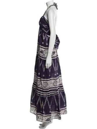 Johanna Ortiz Printed Long Dress