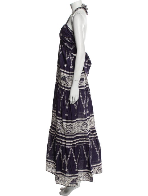 Johanna Ortiz Printed Long Dress