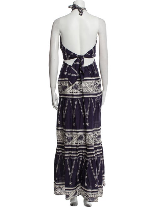 Johanna Ortiz Printed Long Dress