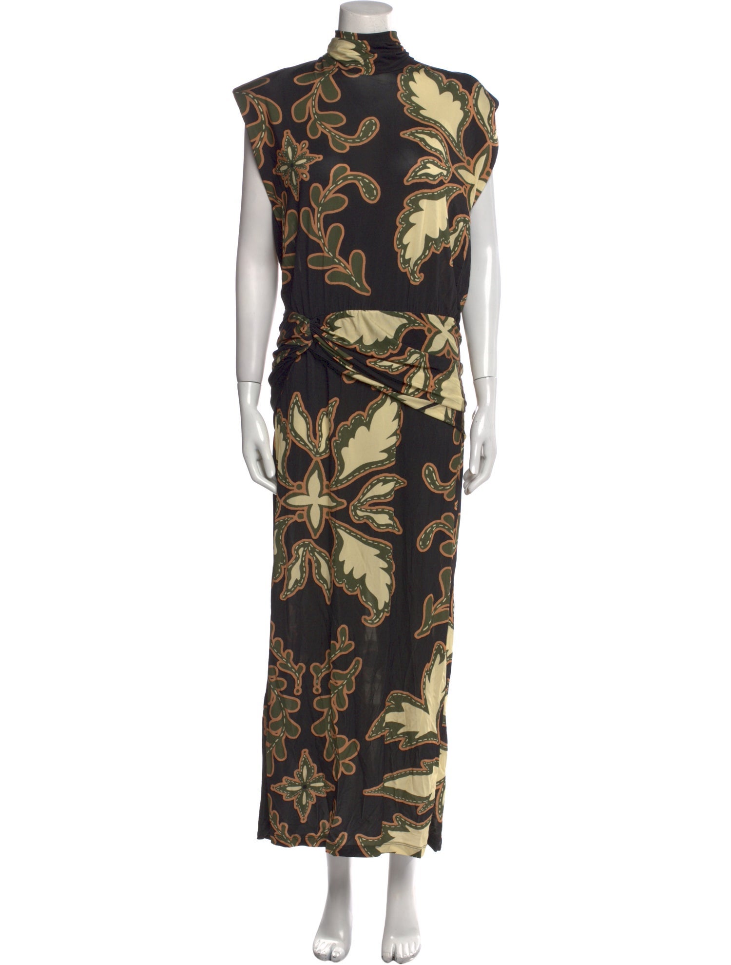 Johanna Ortiz Floral Print Long Dress w/ Tags