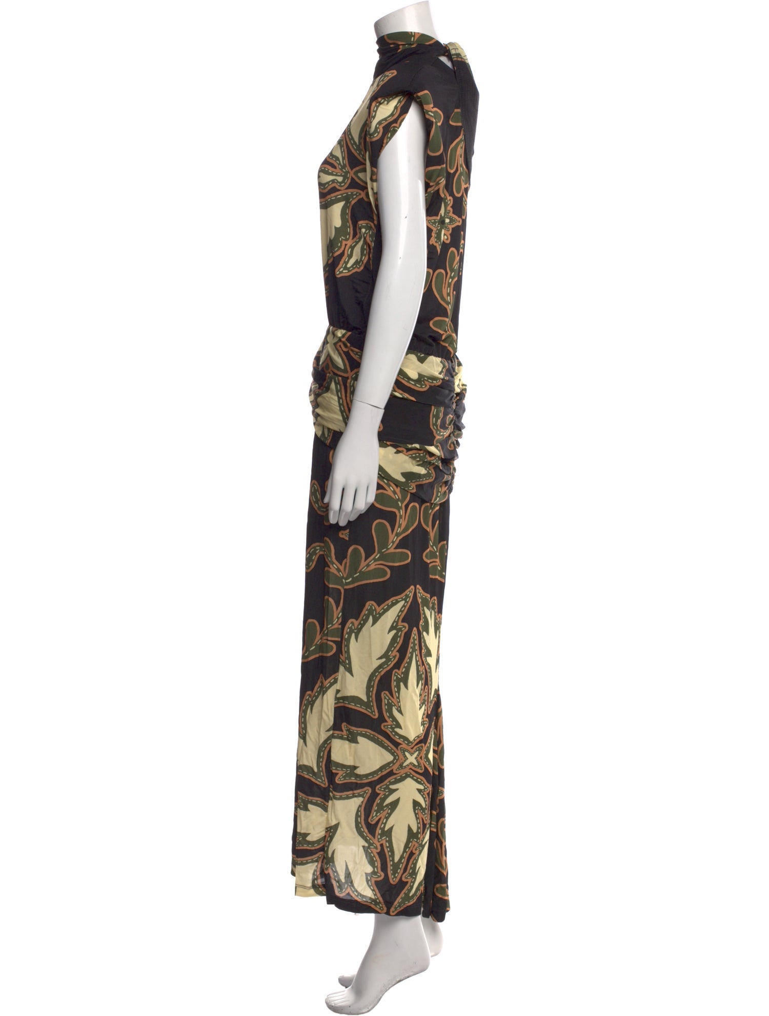 Johanna Ortiz Floral Print Long Dress w/ Tags