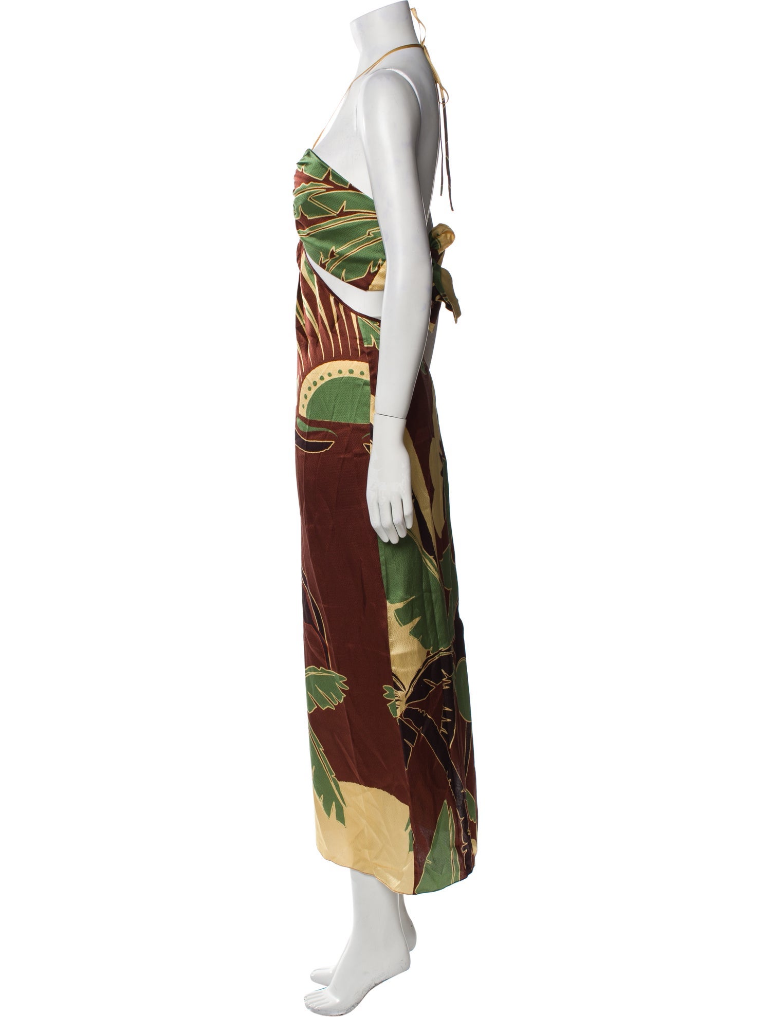 Johanna Ortiz Silk Long Dress w/ Tags