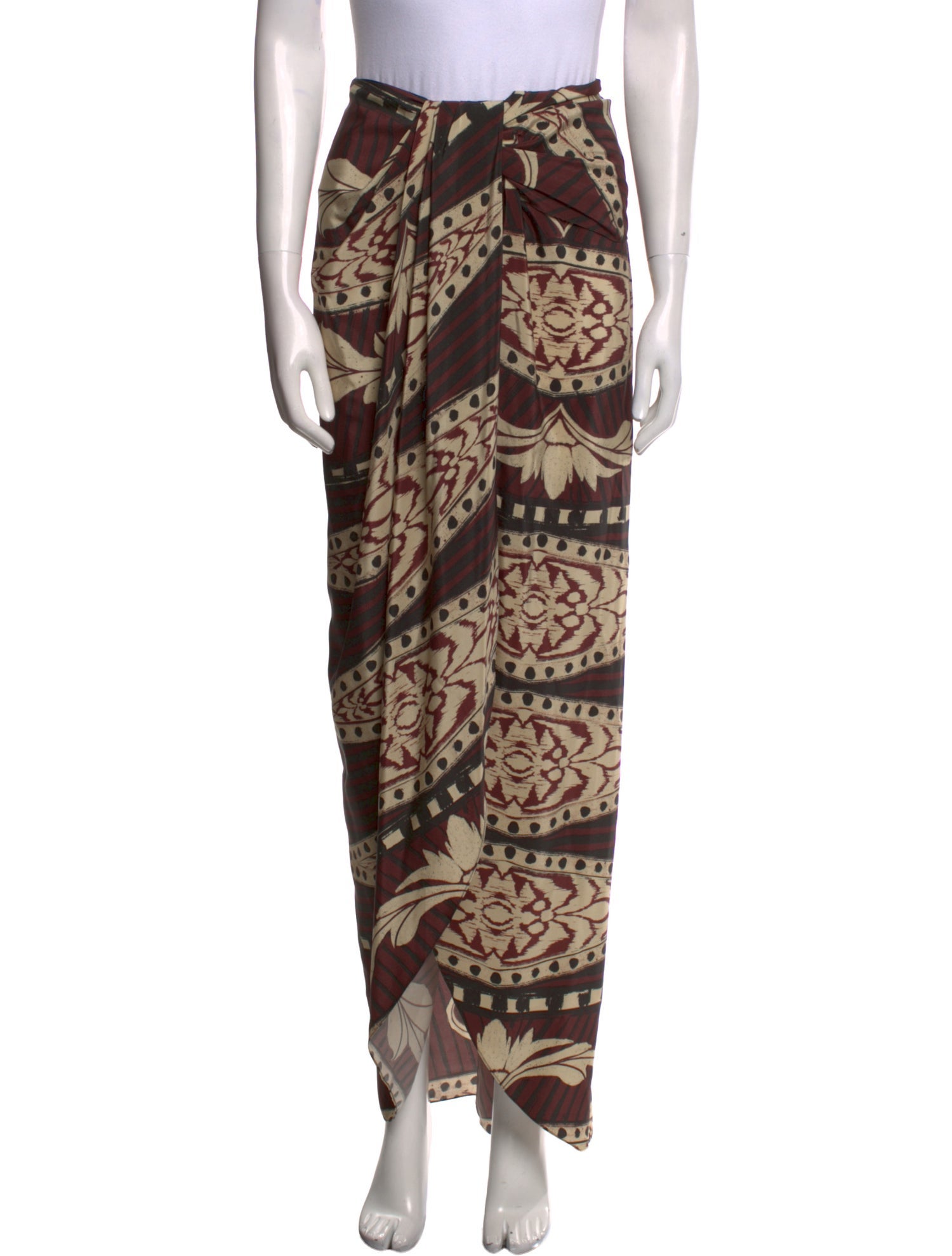 Johanna Ortiz Silk Long Skirt w/ Tags