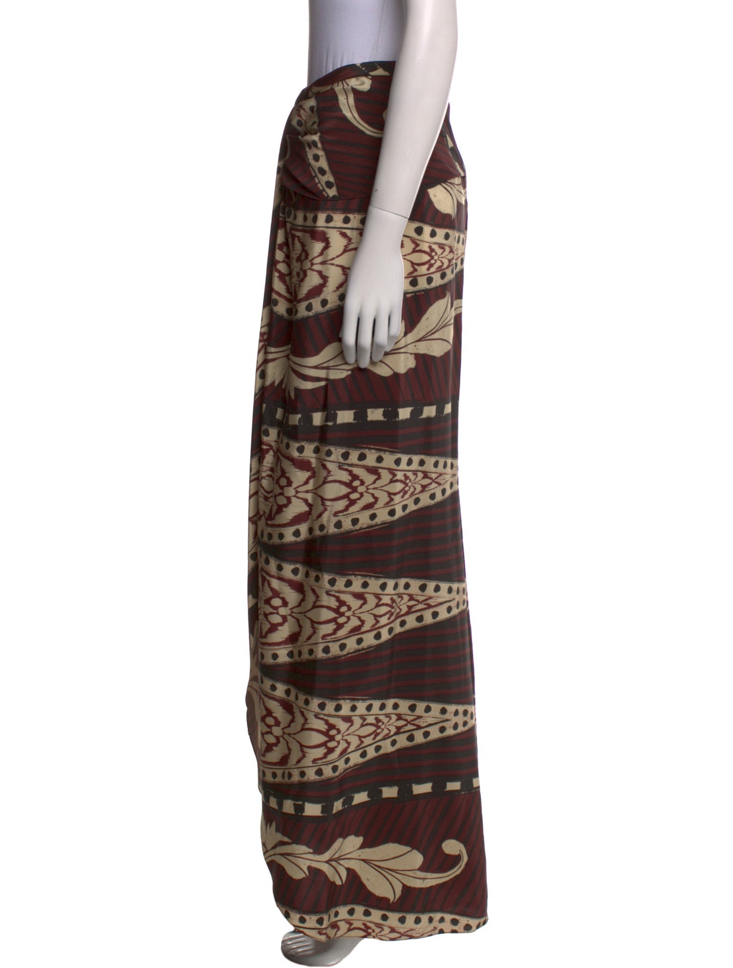 Johanna Ortiz Silk Long Skirt w/ Tags