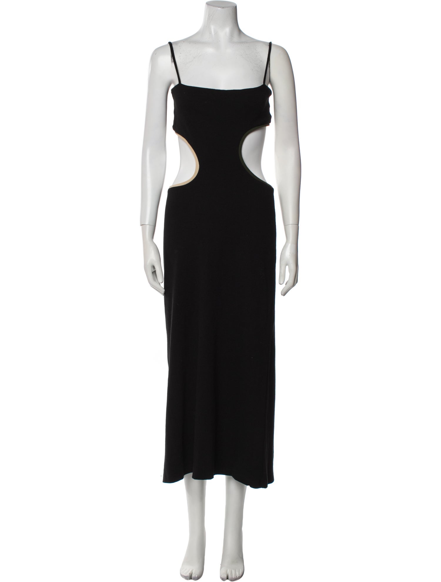 Johanna Ortiz Square Neckline Long Dress