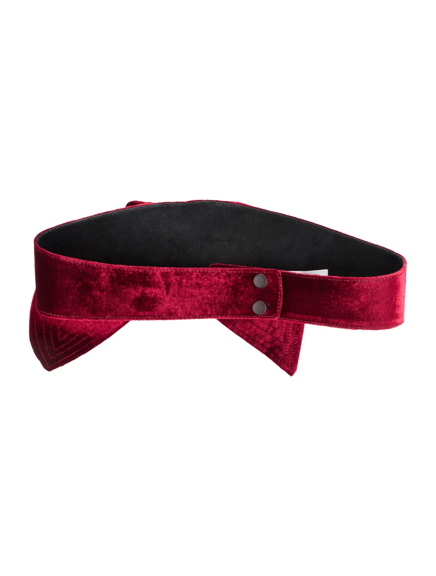 Johanna Ortiz Wide Velvet Belt