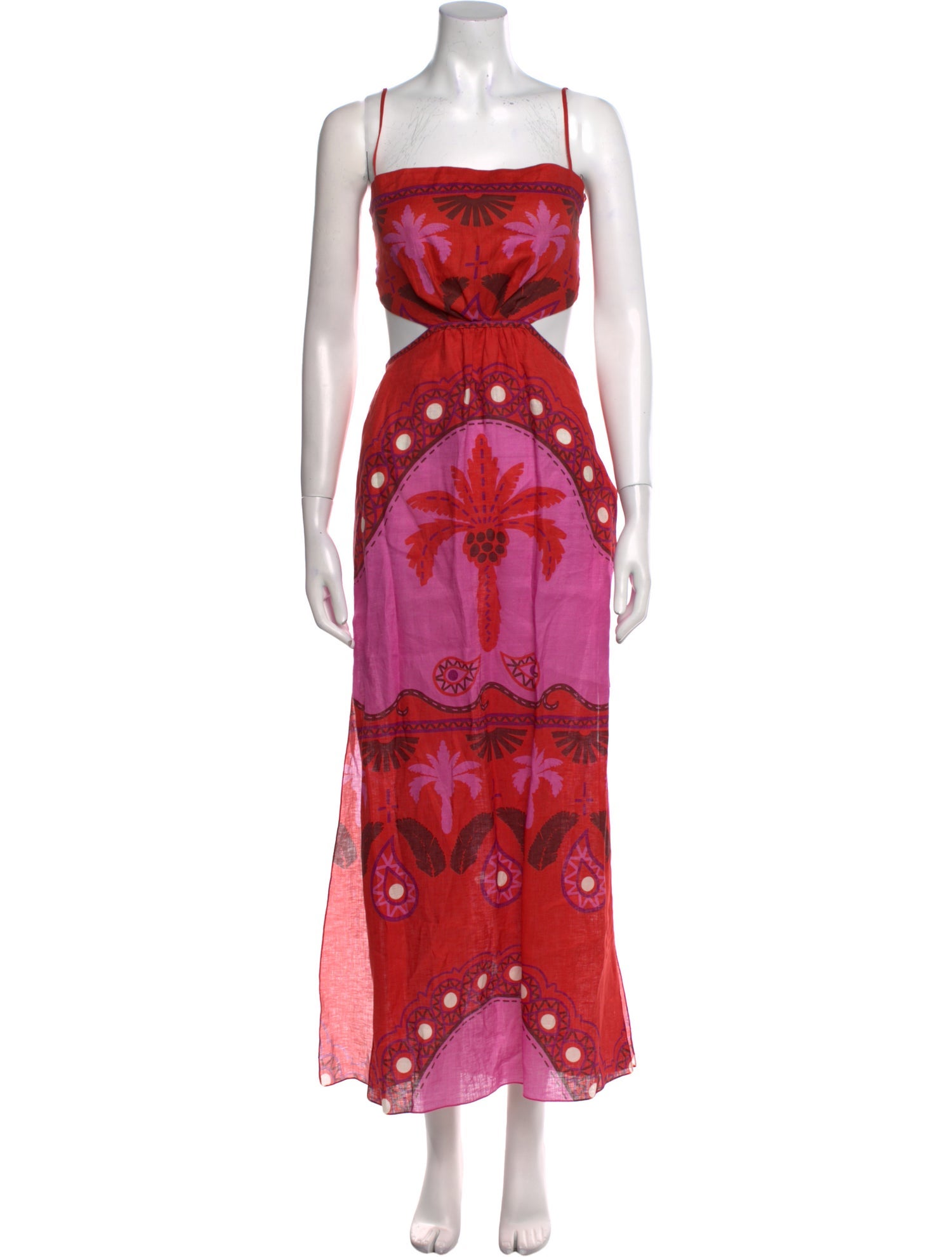 Johanna Ortiz Linen Long Dress